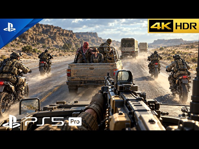 USCIA Officer Taken Hostage Terrorist Convoy Ambush | ULTRA Realistic Gameplay 4K 60FPS COD MW2 PS5