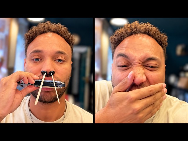 Nose Wax Trick Goes Wrong