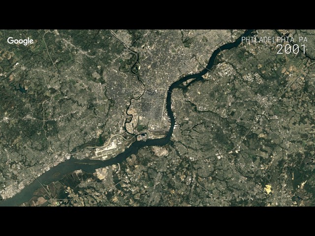 Google Timelapse: Philadelphia, PA