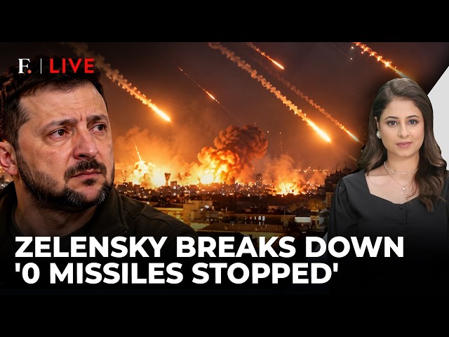 'Lost Sleep': Zelensky Cries On Cam as Ukraine Fails to Intercept Russian Missiles | Firstpost Live