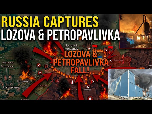 RUSSIA TAKES LOZOVA AND PETROPAVLIVKA, LYMAN'S DEFENSE IS COLLAPSING. FRONTLINE MAP UPDATE