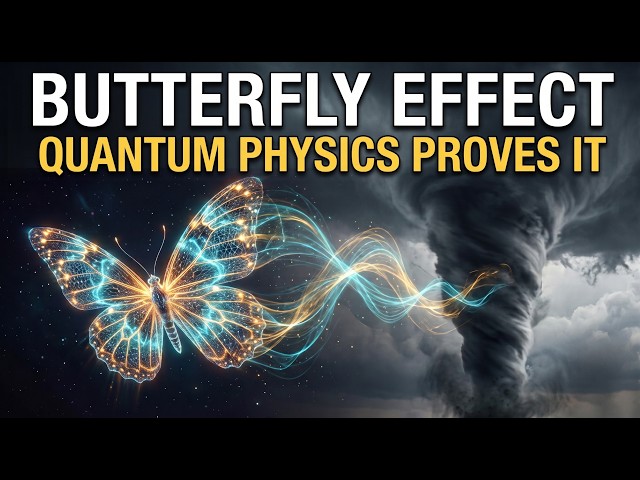 The Butterfly Effect Has Been Proved by Quantum Physics And Breaks The Illusion Of Determinism