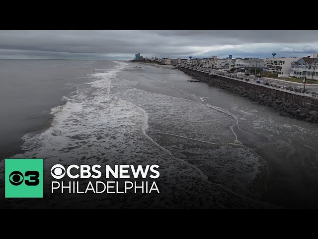 Towns at Jersey Shore start massive cleanup after nor'easter