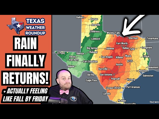 Here's When the Rain Hits Your Part of Texas | Texas Weather Roundup 9/28