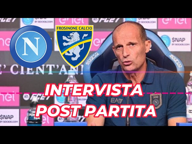 📹 Napoli-Frosinone 3-0: l'analisi di Allegri nel post partita