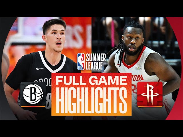 NETS vs ROCKETS | LAS VEGAS SUMMER LEAGUE | FULL GAME HIGHLIGHTS | July 16, 2026