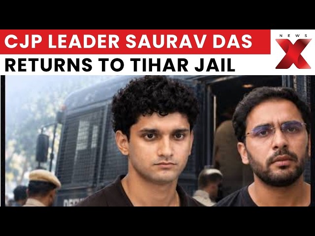 CJP BREAKING NEWS | CJP LEADER SAURAV DAS TAKEN BACK TO TIHAR JAIL| ‘We Are In A State Of Emergency’