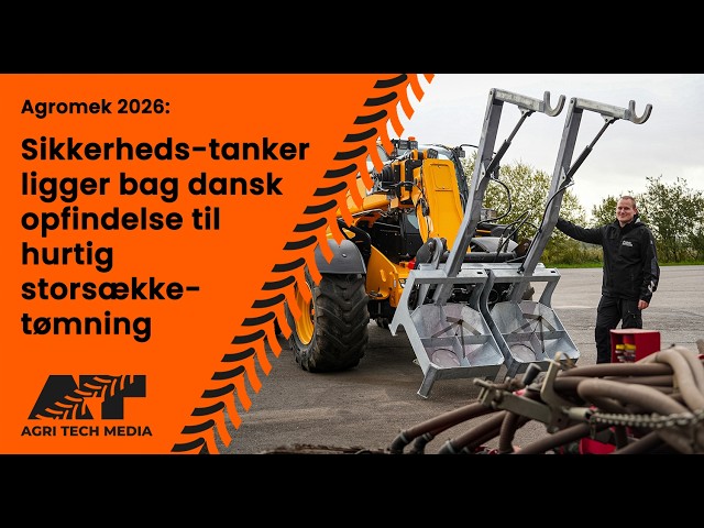 🇩🇰 Sikkerheds tanker ligger bag dansk opfindelse til hurtig storsækketømning