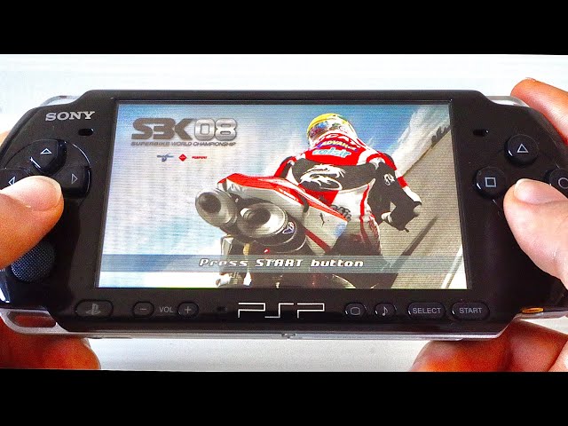 Let’s Play SBK - 08 on PSP ( YAMAHA R1 )