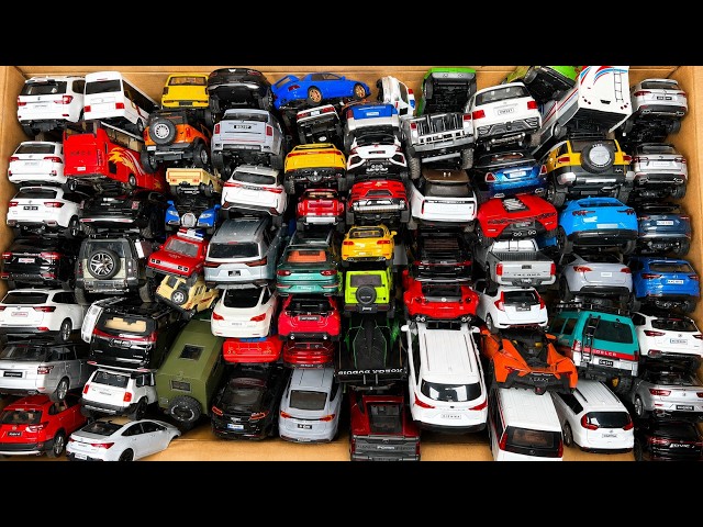Huge Collection of Model Cars Inside the Box - SUVs, Sedans, Sports Cars, Pickup Trucks & More