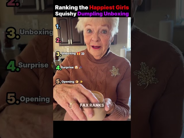 Ranking The Happiest Girls Dumpling Unboxing Reaction Moments