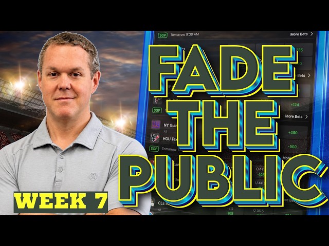NFL Week 7: FADE THE PUBLIC? 5 Most-Bet Teams | Steve Merril