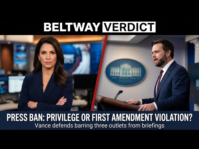 JD Vance Says CNN, MS NOW and Politico Aren’t Banned From WH, Just Stripped of ‘Special Access’