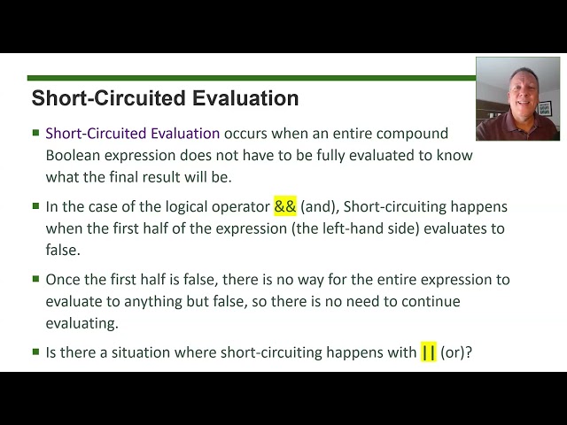 AP Computer Science A - Topic 2.5 - Part 2: Compound Boolean Expressions