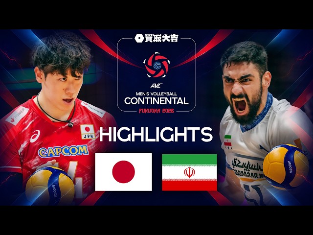 Japan 🇯🇵 vs. Iran 🇮🇷 - Final | AVC Men's Continental Championships 2026 | Gold Match Highlights