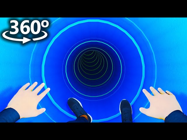 LONG SLIDE in 360° | VR / 4K 😧