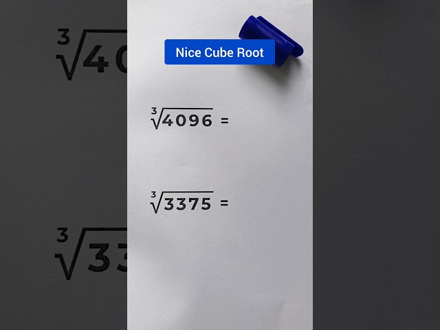 Unique Cube Root Trick #mathematics #maths #education #ytshorts #yutubeshorts