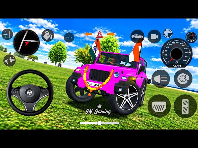 Modified Mahindra Thar Car Games: Indian Cars (Gadi Wala Game) - Car Games Android Gameplay 2026