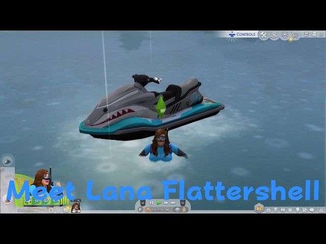 The Sims 4 - Meet Lana Flattershell with Scuba Diving (Part 2)