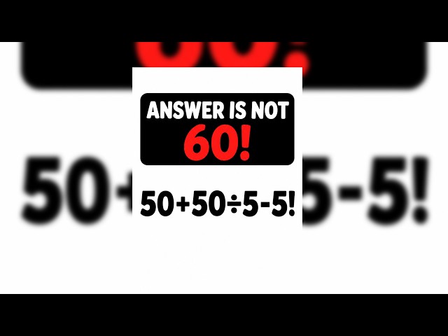 Can you solve this Impossible MATHS Puzzle⁉️🤔 | LIVE