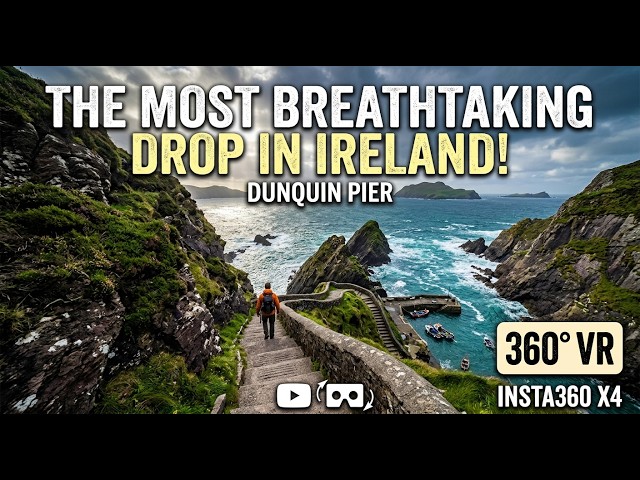Ireland's most breathtaking descent! 360° virtual tour of Dunquin Pier.