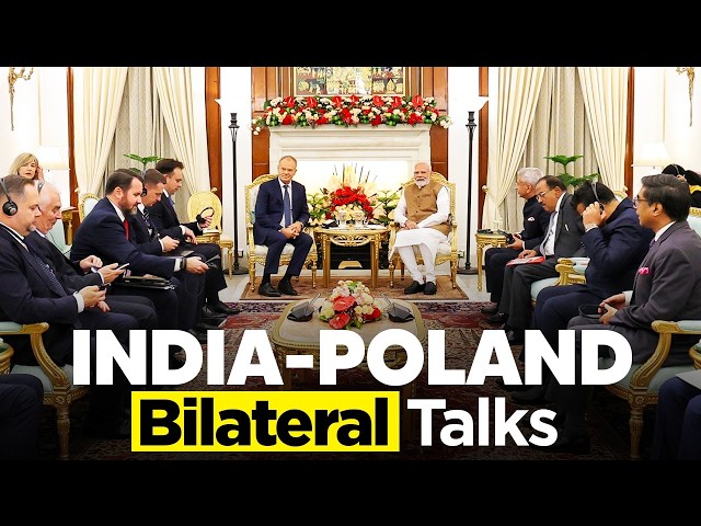 LIVE: PM Modi, Polish PM Donald Tusk hold bilateral talks in New Delhi