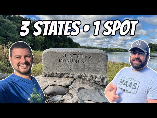 We Found the Spot Where 3 States Meet! | Tri-States Monument