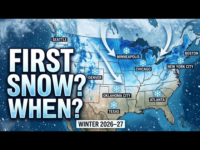 When Will Your First Snowfall Arrive? ❄️ USA Winter 2026–27 Forecast