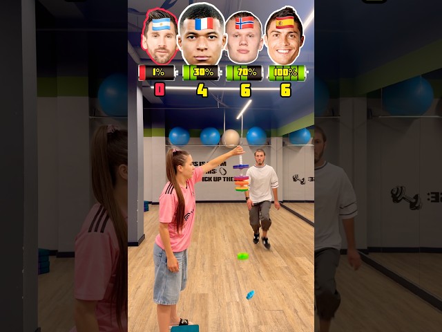 🐱SPEED FOOTBALL CHALLENGE/WHO IS THE FASTEST? #soccer #challenge #messi #ronaldo #haaland