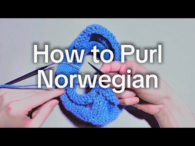 How to Purl Tutorial | Purl & Through Back Loop (P & PTBL)