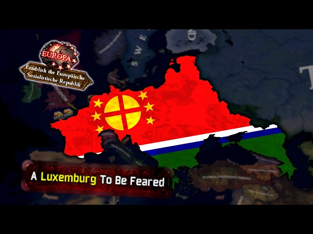 I formed a COMMUNIST EUROPEAN UNION in HEARTS OF IRON 4!