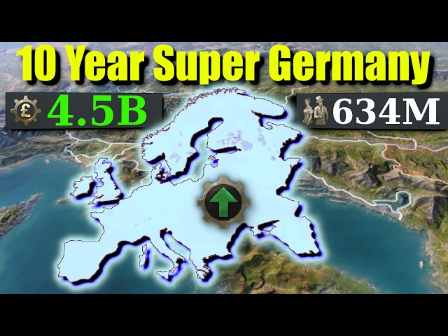 634 Million Population as Austrian Super Germany in Victoria 3.