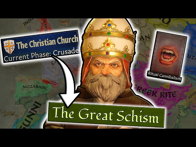 I Played As The PAPACY in CK3 & Used CRUSADES To 'HEAL' The WORLD !