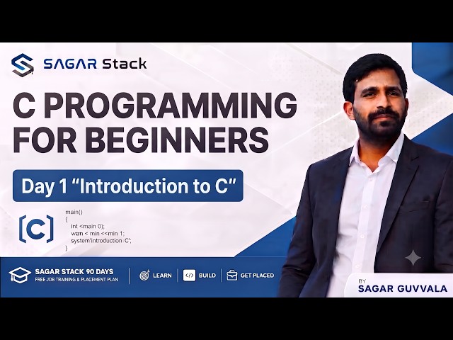 🔥 Day 1 – C Programming Zero to Hero | Introduction to C Programming | Complete Beginner Guide 🚀