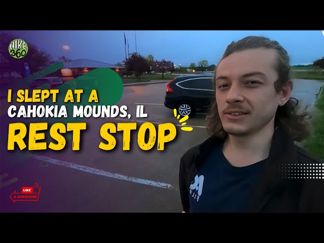 Cahokia Mounds, IL - I SLEPT AT A REST STOP (Hike 360° VR Video)