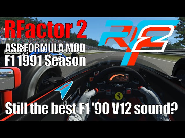 RFactor2 ASR F1 1991 mod - Prost Ferrari 642 V12 SPA Qualifying