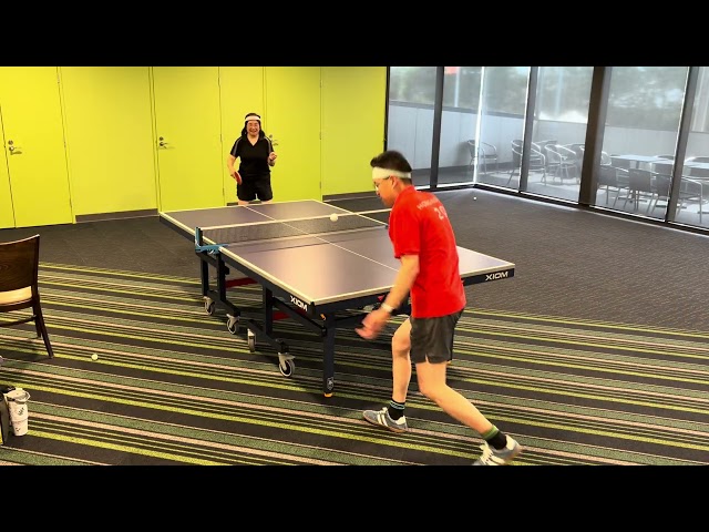 Table tennis practice round