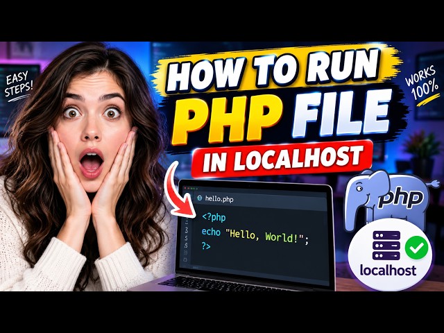 How to run php file in localhost