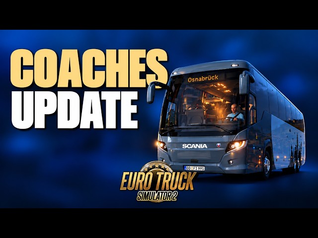 New Coaches Update for Euro Truck Simulator 2 - I like it