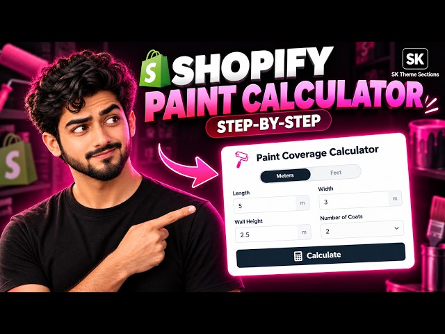 How to Add a Paint Coverage Calculator to Your Shopify Store