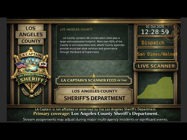LA Sheriff - LASD Police Scanner - LA Captain - S6 - 02-Oct-2026
