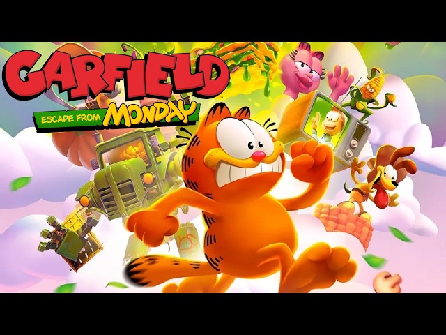 Garfield Escape From Monday - Full Game 100% Walkthrough