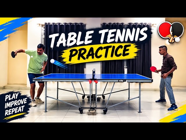 Table tennis practice