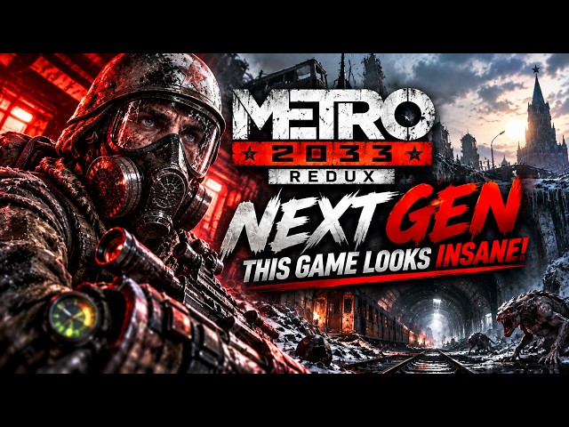 METRO 2033 REDUX NEXT GEN 🔥 THIS GAME LOOKS INSANE!