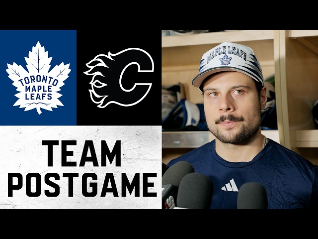 Maple Leafs Full Media Availability | Post Game at Calgary Flames | October 26, 2026