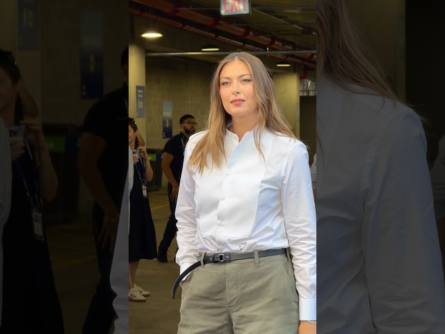 20 years after her US Open win, Maria Sharapova is back 🎾🔥