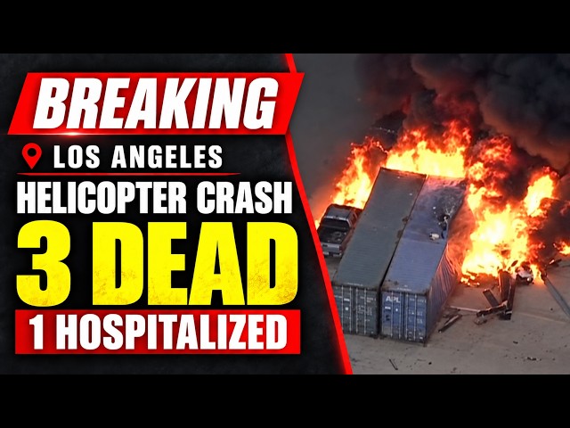 🔴 BREAKING: 3 DEAD! Los Angeles HELICOPTER CRASH! NBC Los Angeles?!!!!
