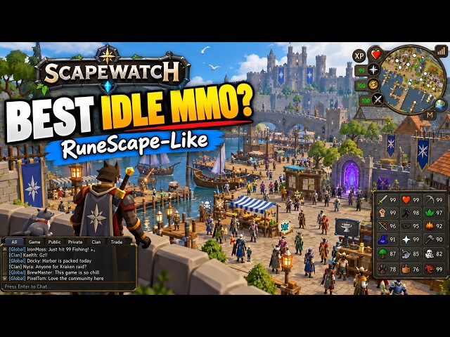 The BEST RuneScape / OSRS-Like Idle MMO? Scapewatch Is Blowing Up