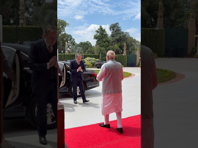 Namaste Prime Minister Bart De Wever! 🇮🇳 🇧🇪 | #belgium | #india | #shorts