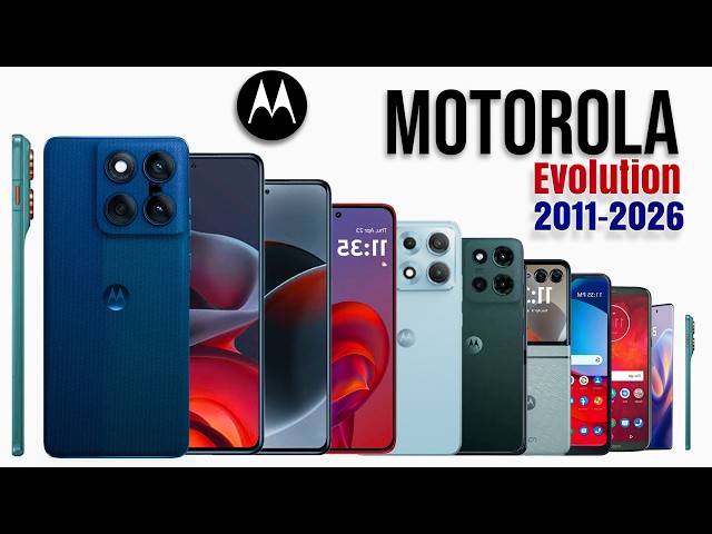 Evolution of Motorola Mobile Phones (2011–2026) | Motorola History